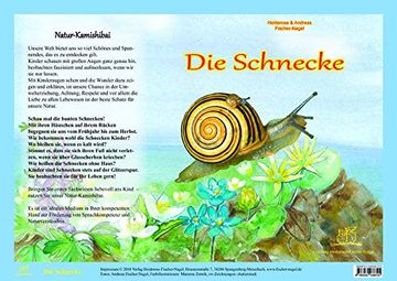 portada Die Schnecke - Natur-Kamishibai (en Alemán)