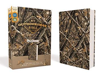 portada Niv, Outdoorsman Bible, Lost Camo Edition, Leathersoft, red Letter Edition, Comfort Print: The Field-Ready Cover Blends in but the Words Stand out wit (en Inglés)