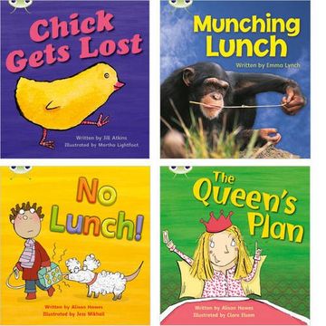 portada Learn to Read at Home With Phonics Bug: Pack 4 (Pack of 4 Reading Books With 3 Fiction and 1 Non-Fiction) (en Inglés)