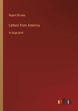 portada Letters from America: in large print (en Inglés)