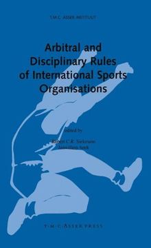 portada arbitral and disciplinary rules of international sports organisations (en Inglés)