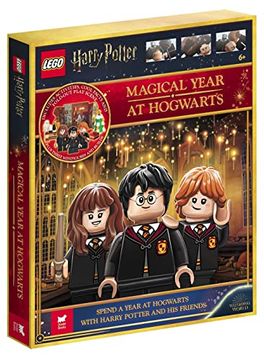 portada Legoâ® Harry Potterâ ¢: Magical Year at Hogwarts (With 70 Lego Bricks, 3 Minifigures, Fold-Out Play Scene and fun Fact Book)