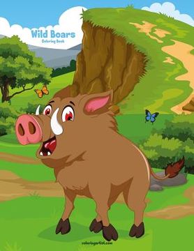 portada Wild Boars Coloring Book 1 (en Inglés)