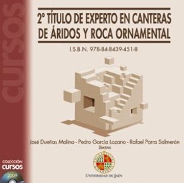 portada 2º Título de Experto en Canteras de Áridos y Roca Ornamental (CD Cursos)