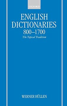 portada English Dictionaries 800-1700: The Topical Tradition 