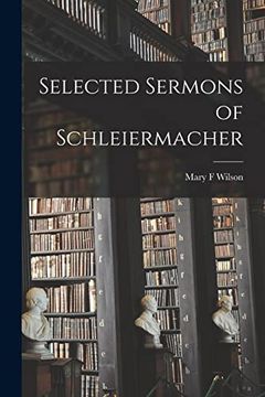 portada Selected Sermons of Schleiermacher (en Inglés)