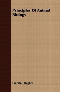 principles of animal biology (en Inglés)