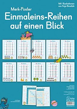 portada Einmaleins-Reihen auf Einen Blick (Poster) (in German)