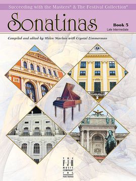 portada Sonatinas, Book 5 (Succeeding With the Masters & the Festival Collection, 5) (en Inglés)