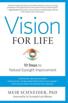 portada Vision for Life, Revised Edition: Ten Steps to Natural Eyesight Improvement (en Inglés)