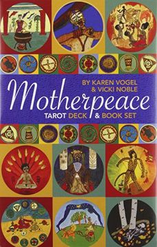 portada Mini Motherpeace Round Tarot Deck & Book set (en Inglés)