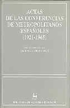 portada Actas de las Conferencias de Metropolitanos Españoles (1921-1965) (NORMAL)