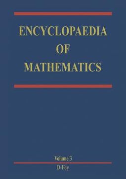 portada Encyclopaedia of Mathematics: Volume 3 (en Inglés)