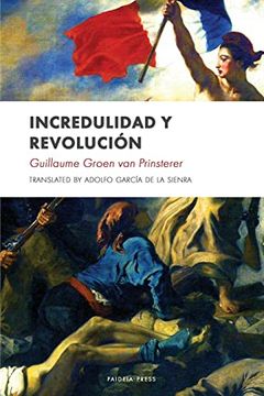 portada Incredulidad y Revolución