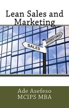 portada Lean Sales and Marketing (en Inglés)