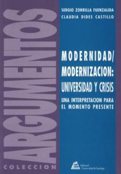 portada Modernidad/Modernización. Universidad y Crísis.