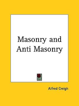 portada masonry and anti masonry (en Inglés)