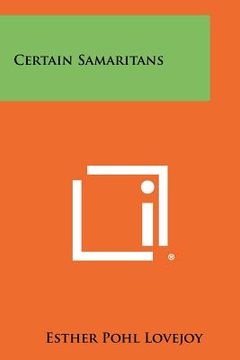 portada certain samaritans (en Inglés)