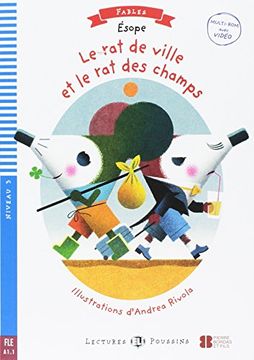 portada Le rat de Ville et le rat des Champs. Con Multi-Rom (en Francés)
