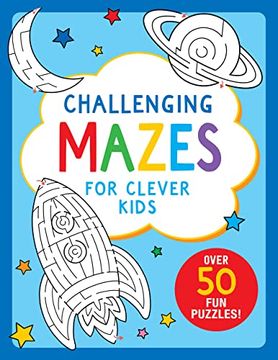 portada Challenging Mazes for Clever Kids (en Inglés)