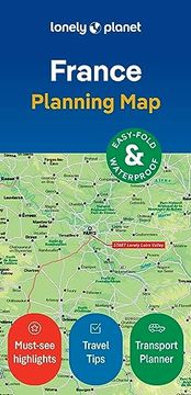portada Lonely Planet France Planning map (en Inglés)