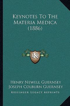 portada keynotes to the materia medica (1886) (en Inglés)