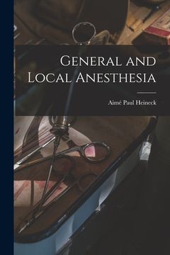 portada General and Local Anesthesia (in English)