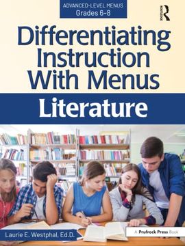 portada Differentiating Instruction with Menus: Literature (Grades 6-8) (in English)