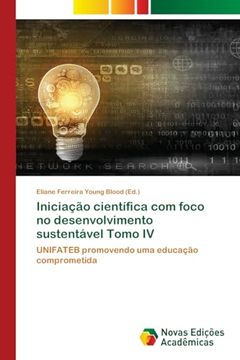 portada Iniciação Científica com Foco no Desenvolvimento Sustentável Tomo iv