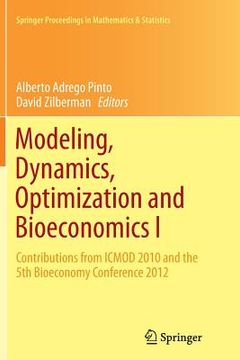 portada Modeling, Dynamics, Optimization and Bioeconomics I: Contributions from Icmod 2010 and the 5th Bioeconomy Conference 2012