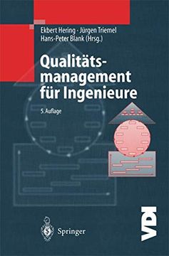 portada Qualitätsmanagement für Ingenieure (en Alemán)