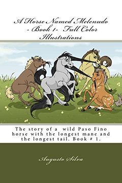 portada A Horse Named Melenudo - Book 1- Full Color Illustrations: The story of a  wild Paso Fino horse with the longest mane and tail. Book # 1.: Volume 1