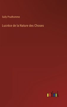 portada Lucréce de la Nature des Choses (en Francés)