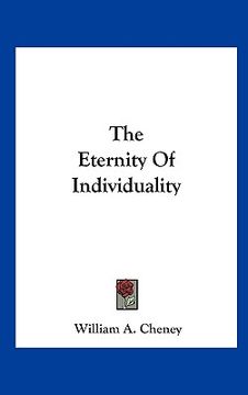 portada the eternity of individuality (en Inglés)