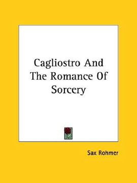 portada cagliostro and the romance of sorcery (in English)