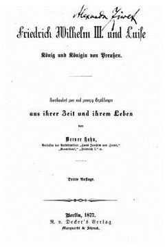 portada Friedrich Wilhelm III und Luise (in German)
