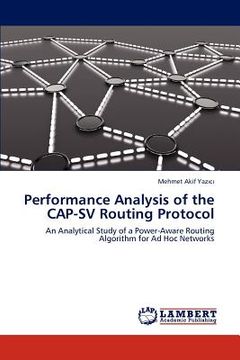portada performance analysis of the cap-sv routing protocol (en Inglés)