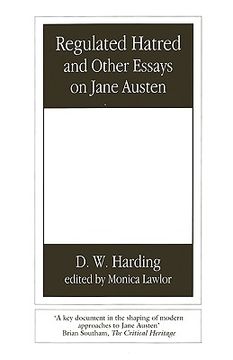 portada regulated hatred and other essays on jane austen (en Inglés)