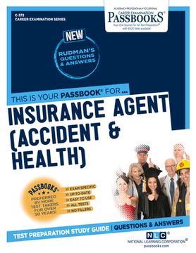 portada Insurance Agent (Accident & Health) (C-372): Passbooks Study Guide Volume 372 (en Inglés)