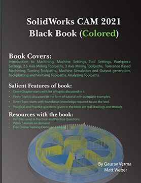 portada Solidworks cam 2021 Black Book (Colored) (en Inglés)