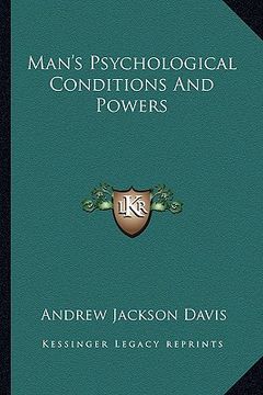 portada man's psychological conditions and powers