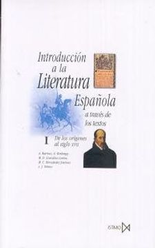 portada Introducción a la Literatura Española a Través de los Textos i