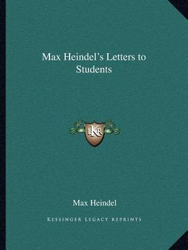 portada max heindel's letters to students (in English)