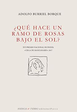 portada Qué Hace un Ramo de Rosas Bajo el Sol?  Xvi Premio Nacional de Poesía "Ciega de Manzanares" 2017