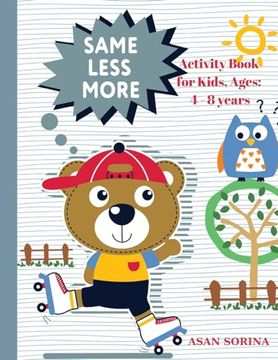 portada SAME, LESS, MORE Activity Book for Kids, Ages: 4 - 8 years