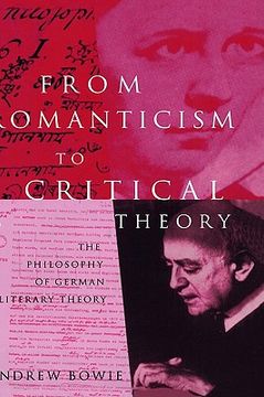 portada from romanticism to critical theory: the philosophy of german literary theory (en Inglés)