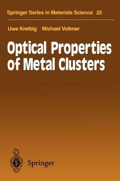 portada optical properties of metal clusters (en Inglés)