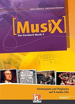 portada Musix 3. Audio-Cds (Ausgabe d): Hörbeispiele und Playbacks (en Alemán)