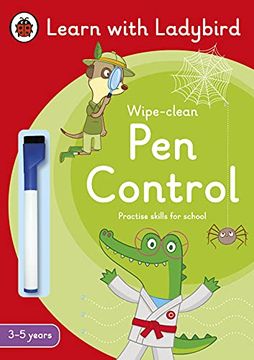 portada Pen Control: A Learn With Ladybird Wipe-Clean Activity Book 3-5 Years: Ideal for Home Learning (Eyfs) 