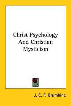 portada christ psychology and christian mysticism (in English)